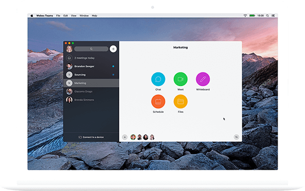 Webex Teams app image