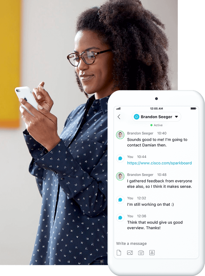 Chat with Cisco Webex Team App on your devices