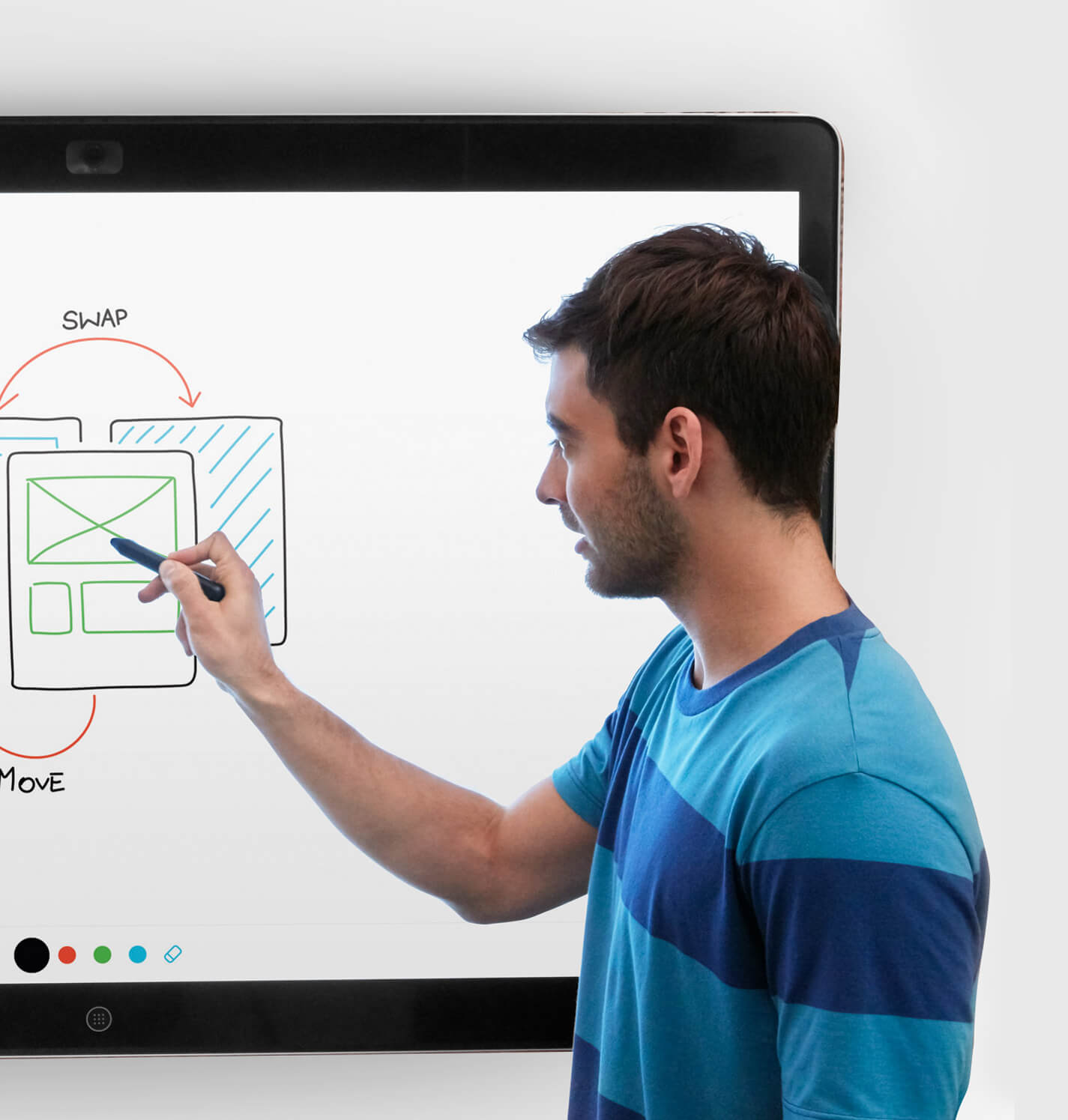 Interactive drawing on Cisco Webex Board